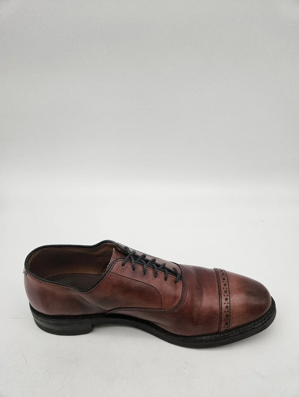 Allen Edmunds 5th Avenue Cap To Oxford Men's Dress Shoes Size 9C Brown Lace Up
